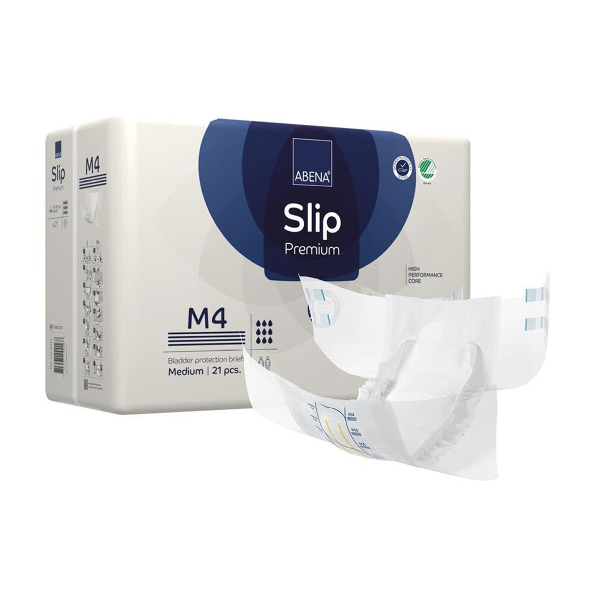 Unisex Adult Incontinence Brief Abena® Slip Premium M4 Medium Disposable Heavy Absorbency - BeHope