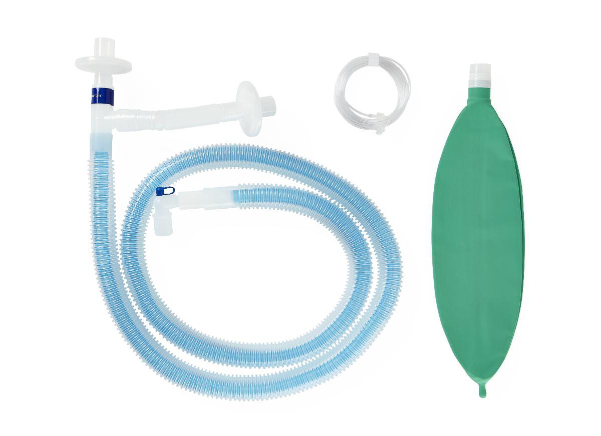 Uni-Lim™ Anesthesia Breathing Circuit Coaxial Tube 72 Inch Tube Single Limb Adult 3 Liter Bag Single Patient Use - BeHope