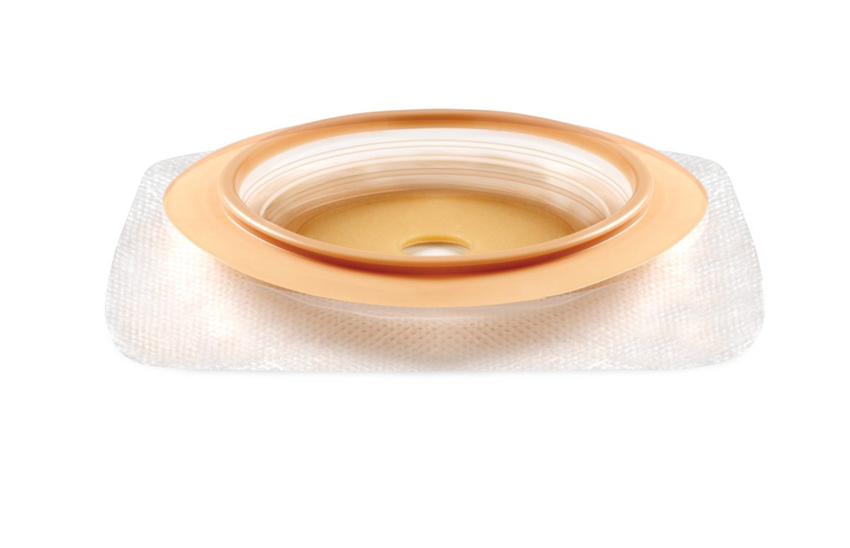 Ostomy Barrier Natura™ Trim to Fit Durahesive® Adhesive 70 mm Flange Natura™ System Hydrocolloid 1/2 to 1-3/4 Inch Opening - BeHope