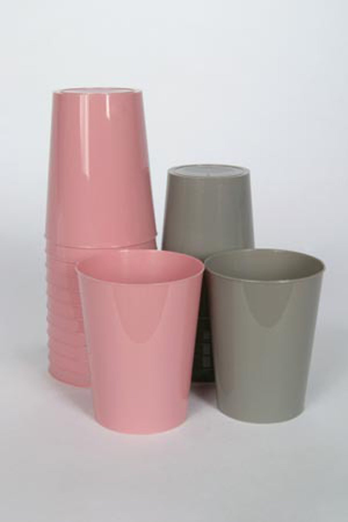 9 oz. Plastic Tumbler Mauve Reusable - BeHope