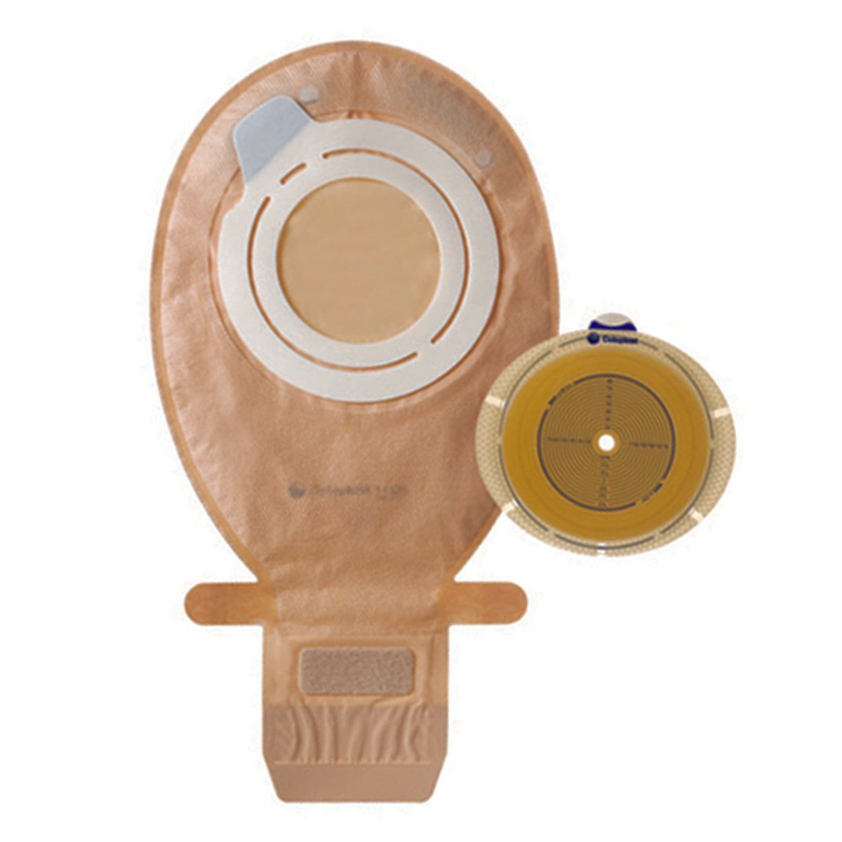 Ostomy Pouch SenSura® Flex Wide Two-Piece System Maxi Length Convex, Trim to Fit 3/4 to 1-7/8 Inch Stoma Drainable - BeHope