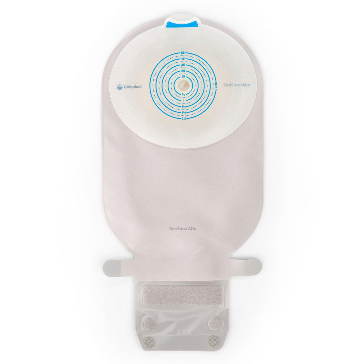 Ostomy Pouch SenSura® Mio One-Piece System Maxi Length Trim to Fit 3/8 to 2-1/8 Inch Stoma Drainable - BeHope