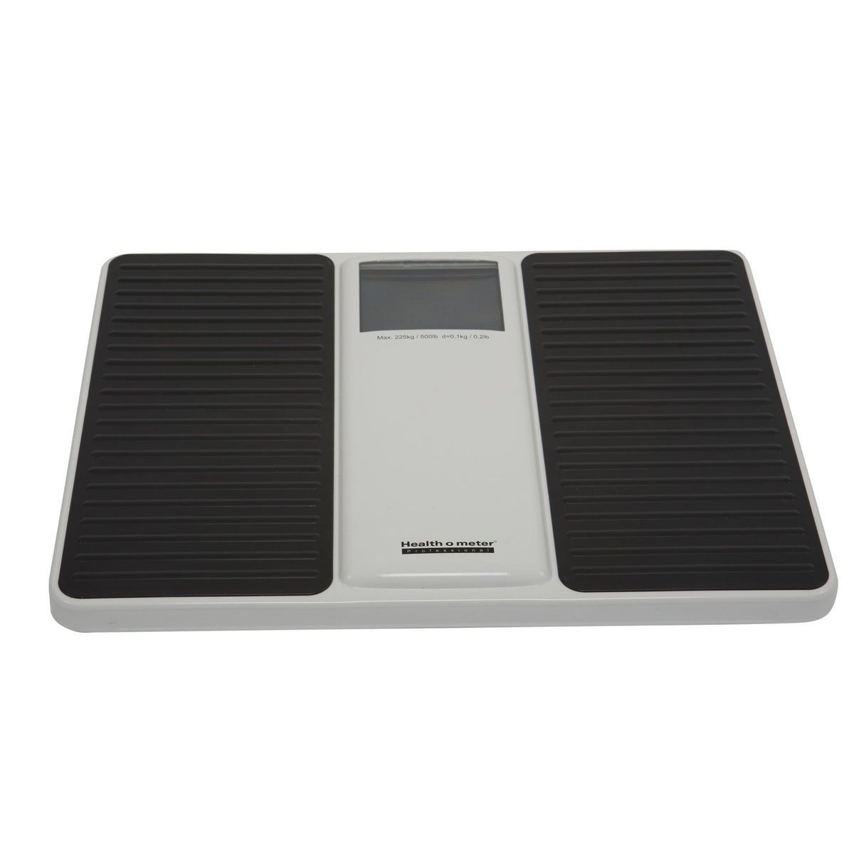 Floor Scale Health O Meter® LCD Display 500 lbs. / 227 kg Capacity Black / White Battery Operated - BeHope
