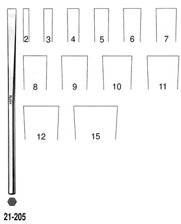 Osteotome Miltex® Sheehan 7 mm Width Straight Blade OR Grade Stainless Steel NonSterile 6-1/4 Inch Length - BeHope