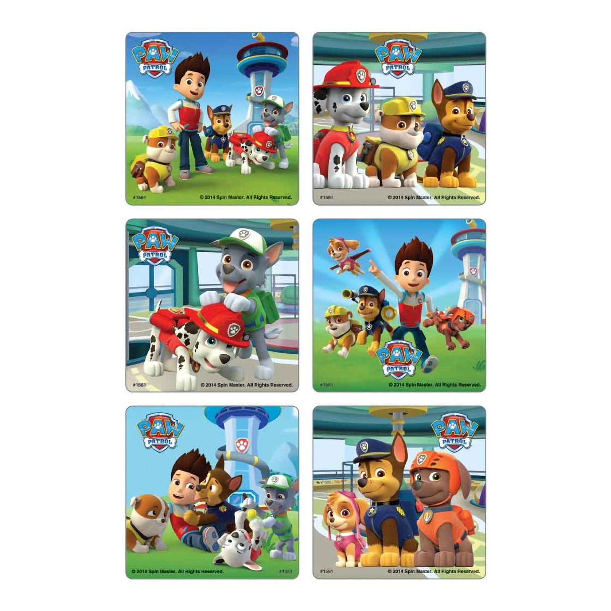 Disney® 75 per Roll PAW Patrol Scenes Sticker 2-1/2 Inch - BeHope