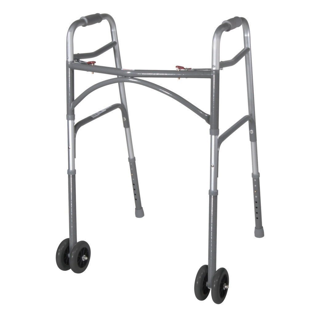 5" Bariatric Walker Wheels With Two Sets Of Rear Glides - BeHope