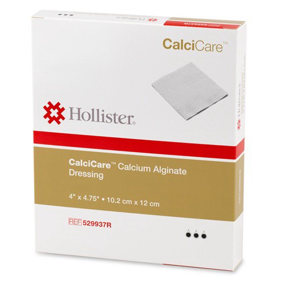 Alginate Dressing CalciCare 4 X 4-3/4 Inch Rectangle - BeHope