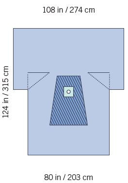 Orthopedic Drape SteriGuard® Lower Extremity Drape 108 W X 80 W X 124 L Inch Sterile - BeHope