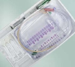 Indwelling Catheter Tray SureStep™ Lubri-Sil™ I.C. Foley 16 Fr. 5 cc Balloon Silver Hyrogel Coated Silicone - BeHope