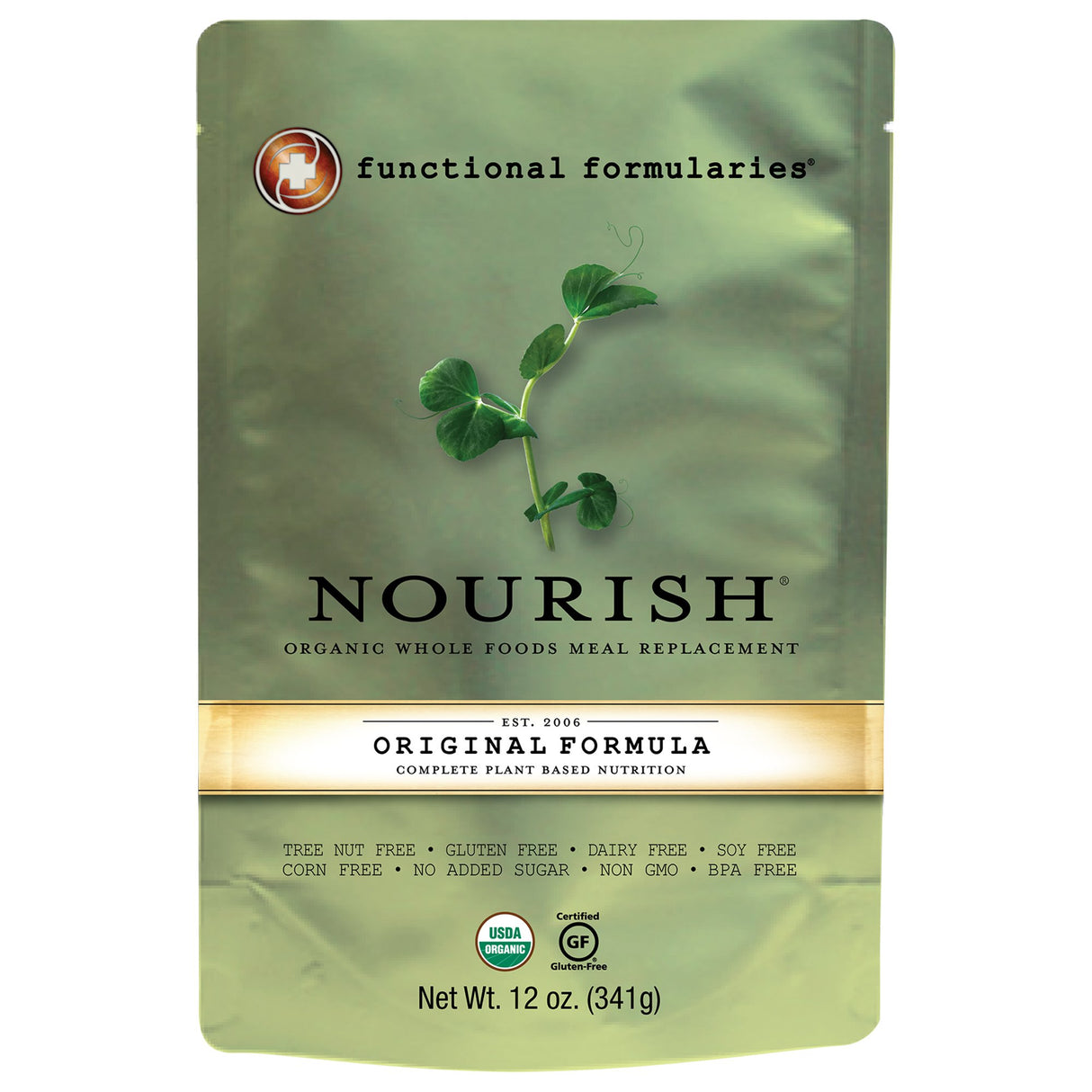 Pediatric Oral Supplement Nourish® Original Flavor 12 oz. Pouch Liquid Plant Based - BeHope