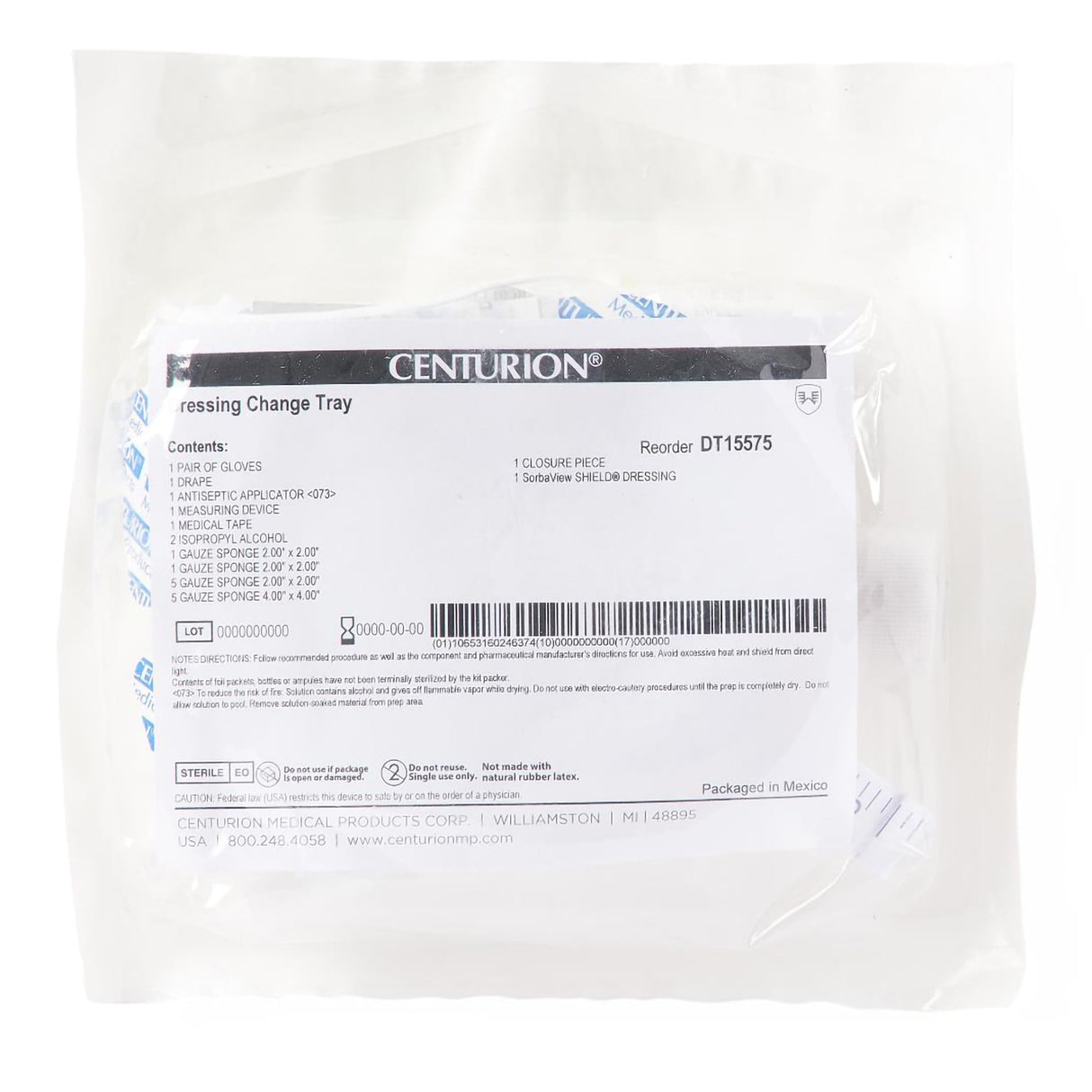 Dressing Change Tray PICC Line, SorbaView - BeHope