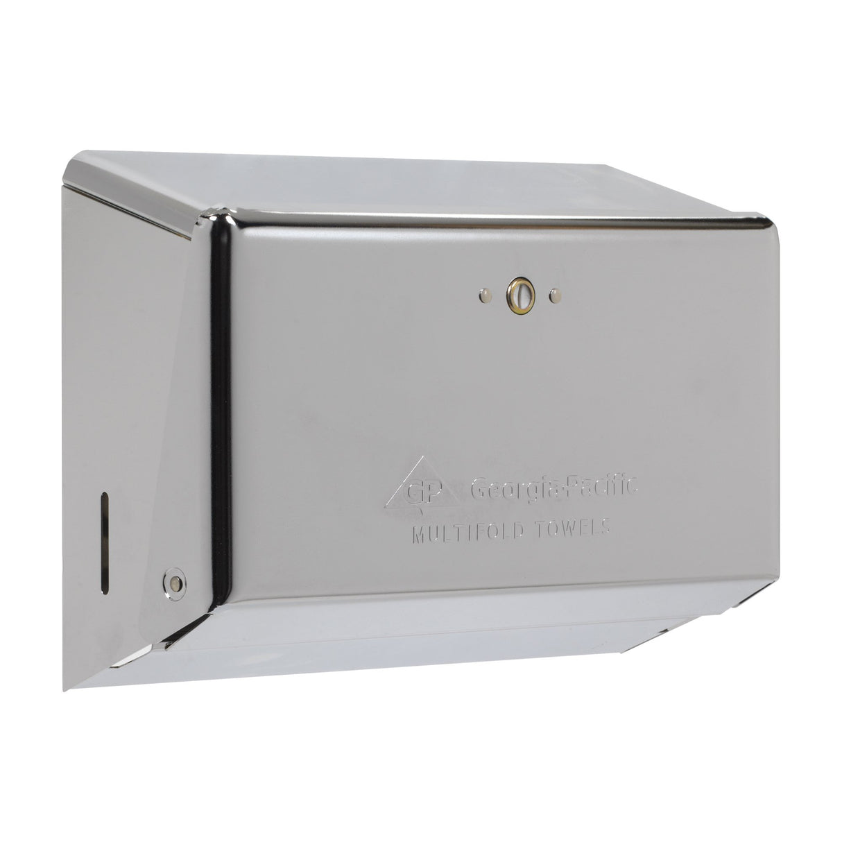 Paper Towel Dispenser Georgia-pacific® Manual Key Lock Metal Wall Mount - BeHope