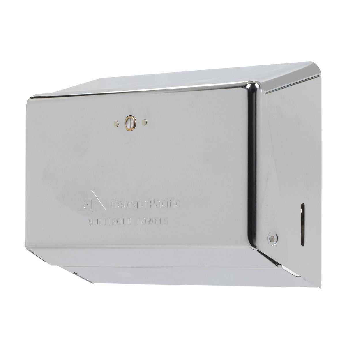 Paper Towel Dispenser Georgia-pacific® Manual Key Lock Metal Wall Mount - BeHope