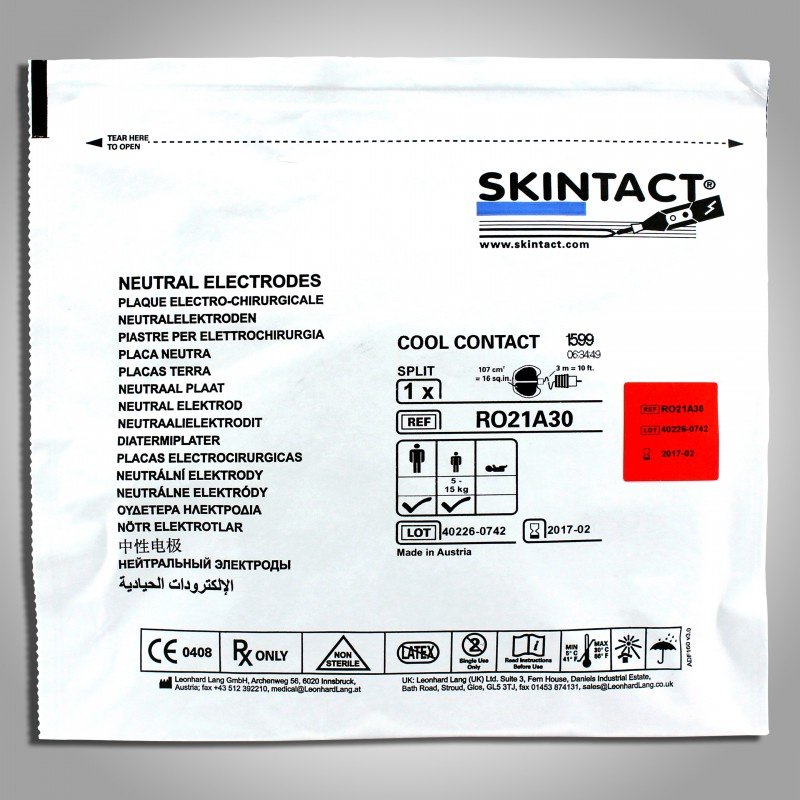 Skintact® Diaphoretic Patient Return Electrode Split Corded - BeHope