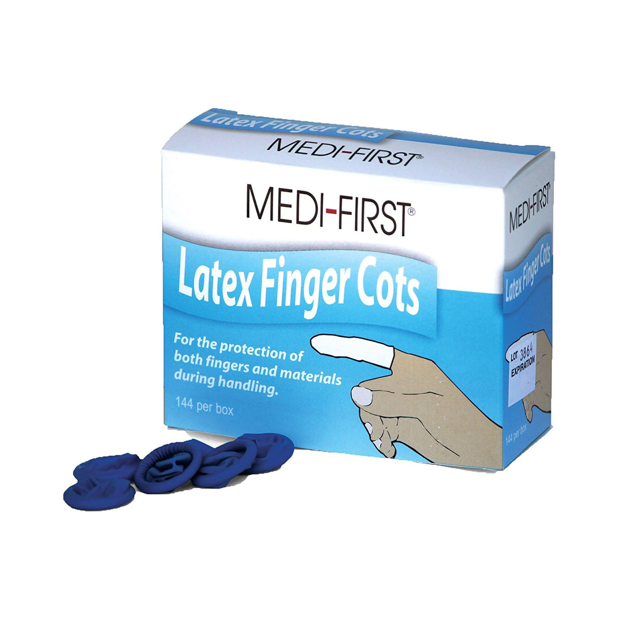Medi-first® Pre-rolled Finger Cot for Bandage Protection - BeHope