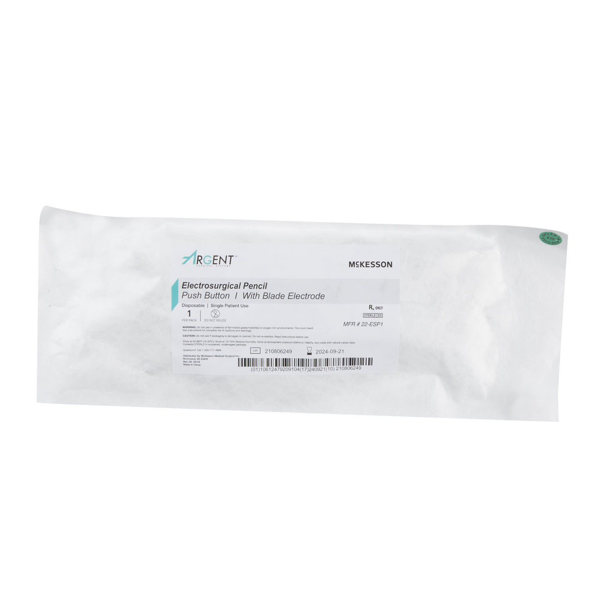 Electrosurgical Pencil McKesson Argent™ Blade Tip - BeHope