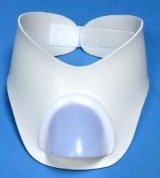 Stoma Shower Collar 6 W X 4 H Inch, White, Semi-Rigid, PVC Plastic and Nylon - BeHope