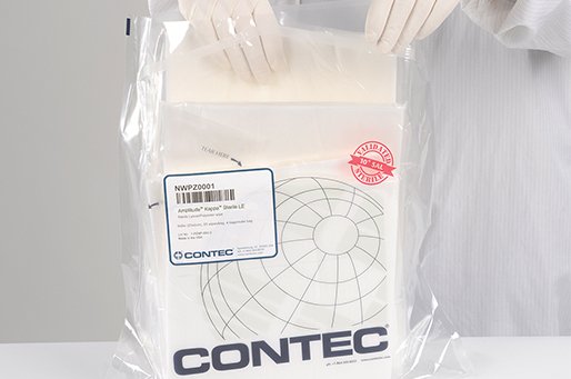 Cleanroom Wipe Amplitude™ Kappa™ Sterile LE 25 Count Bag 9 X 9 Inch Sterile Disposable - BeHope