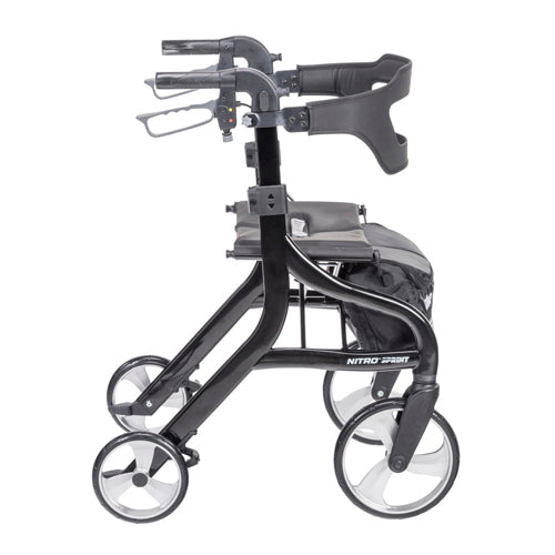 Nitro Sprint Rollator Black - BeHope