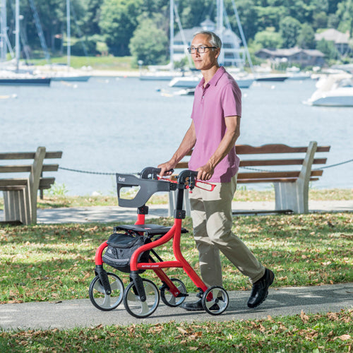 Nitro Sprint Rollator Red - BeHope