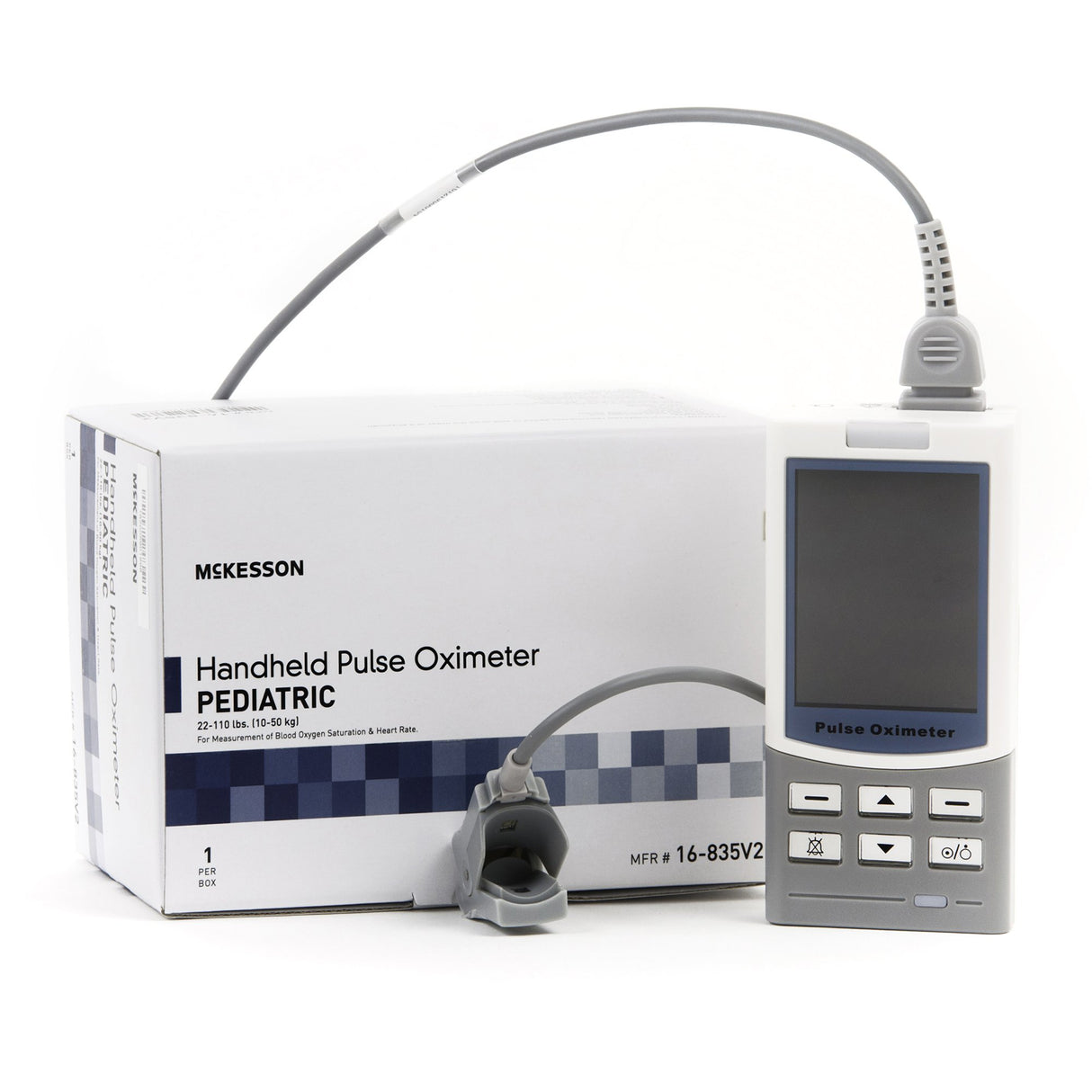 McKesson Handheld Pulse Oximeter for Oxygen Saturation and Heart Rate - BeHope
