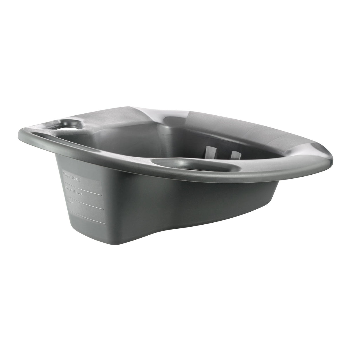 Stackable Bedpan McKesson Graphite 2 Quart / 1893 mL - BeHope