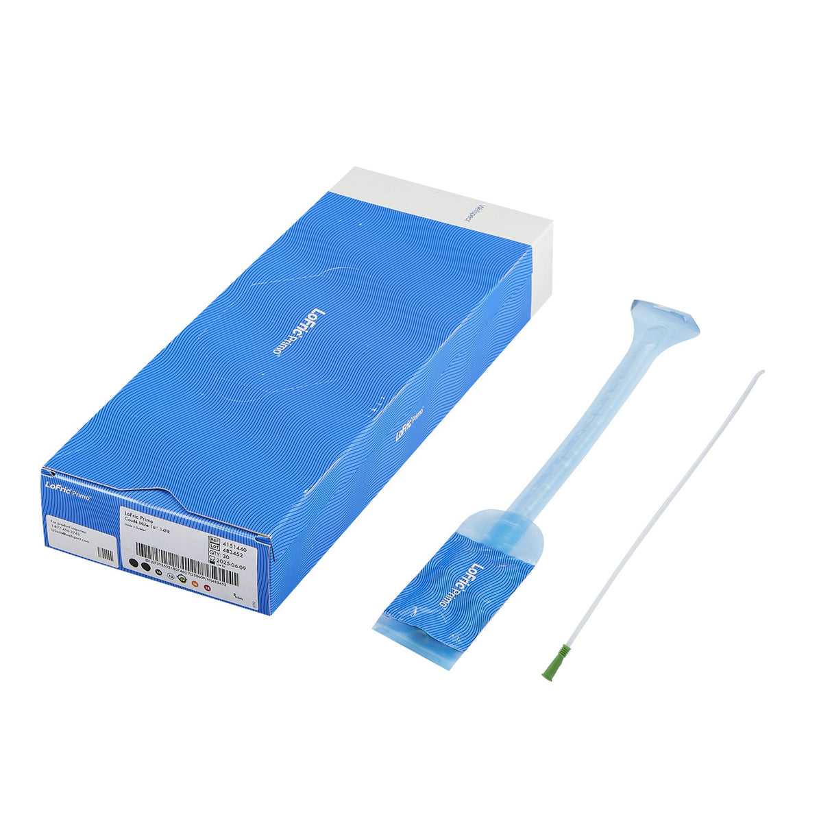 Urethral Catheter LoFric® Primo™ Coude Tip Hydrophilic Coated PVC 14 Fr. 16 Inch - BeHope