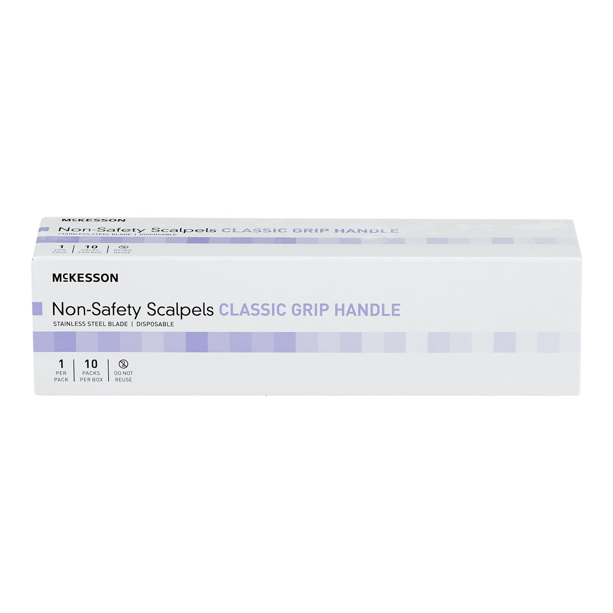 Scalpel McKesson Stainless Steel Plastic Handle Sterile Disposable - BeHope