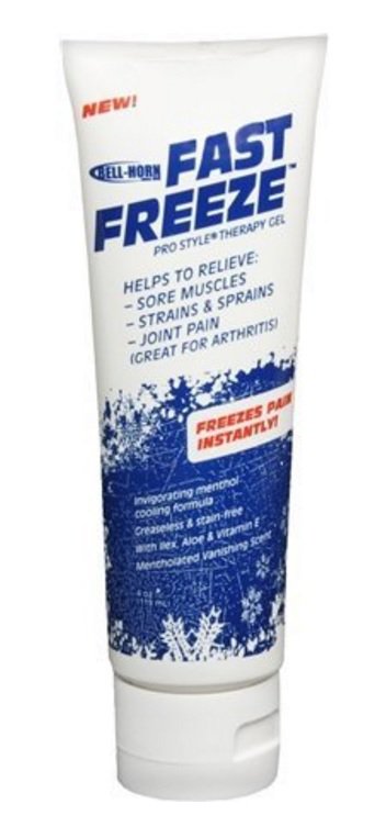 Topical Pain Relief Bell Horn Fastfreeze 0.2% - 3.5% Strength Camphor / Menthol Topical Gel 4 oz. - BeHope