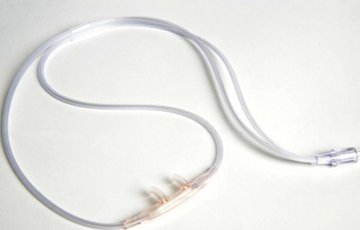 Nasal Cannula Salter Labs® Adult Curved Prongs 4 Foot Tubing - BeHope
