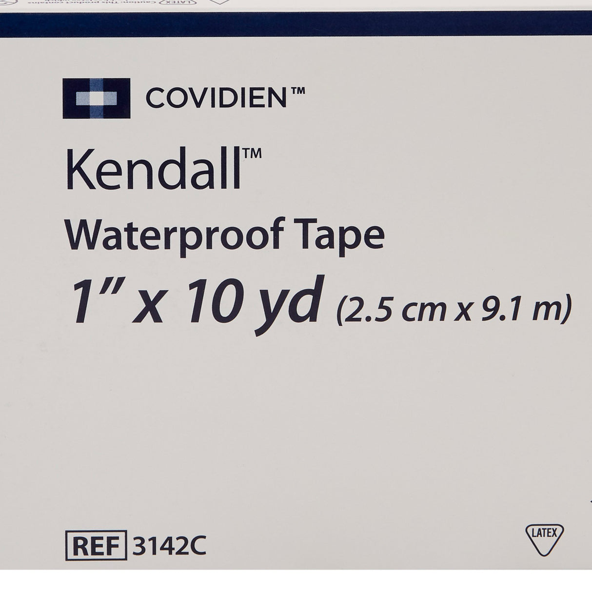 Waterproof Medical Tape Kendall™ White 1 Inch X 10 Yard Cloth NonSterile - BeHope
