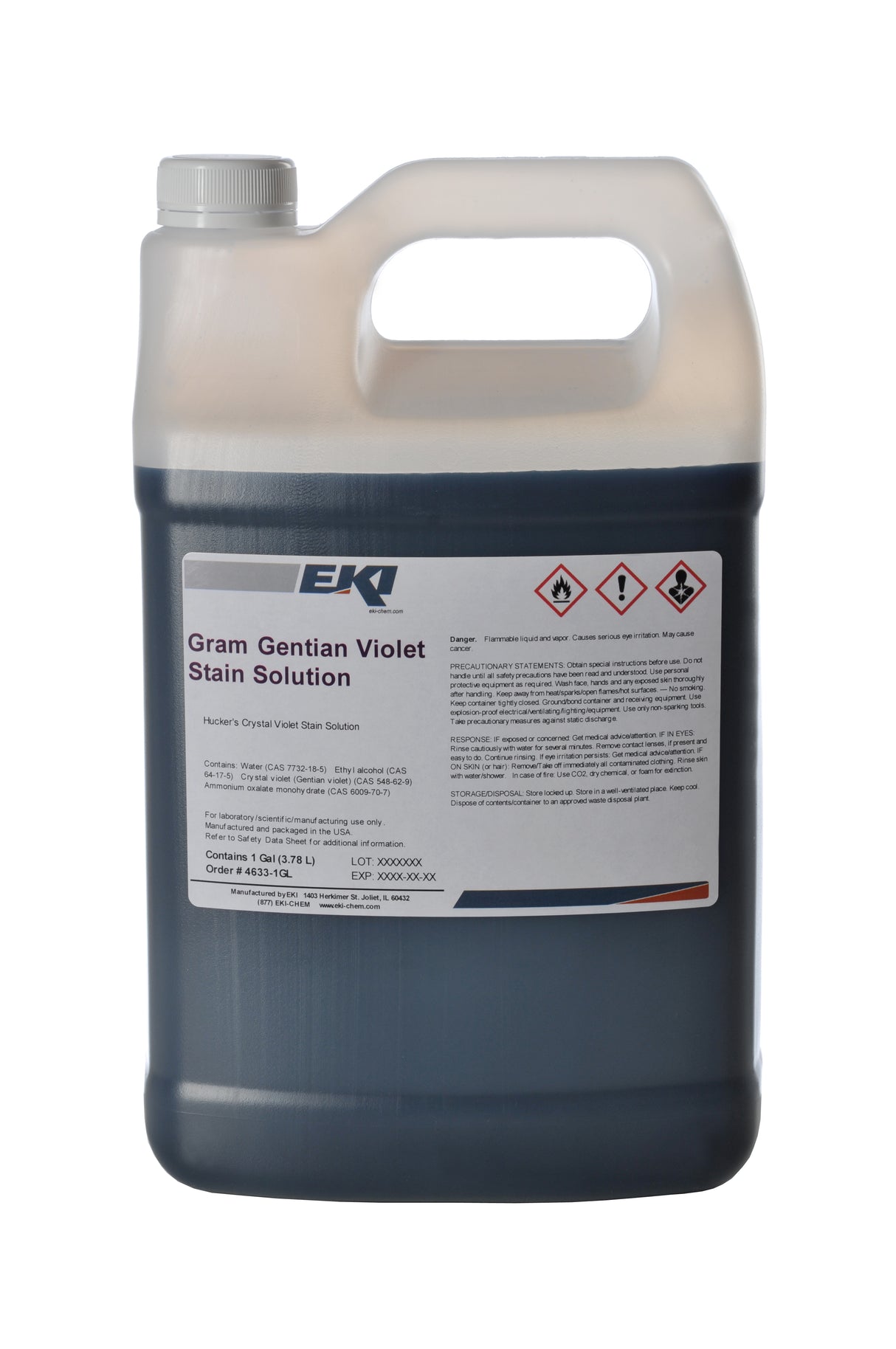 Gram Gentian Violet Stain 1 gal. - BeHope