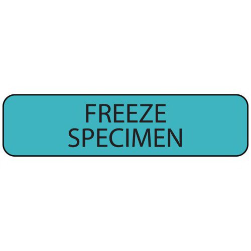 Pre-printed Label Medvision® Laboratory Removable Freeze Specimen - BeHope
