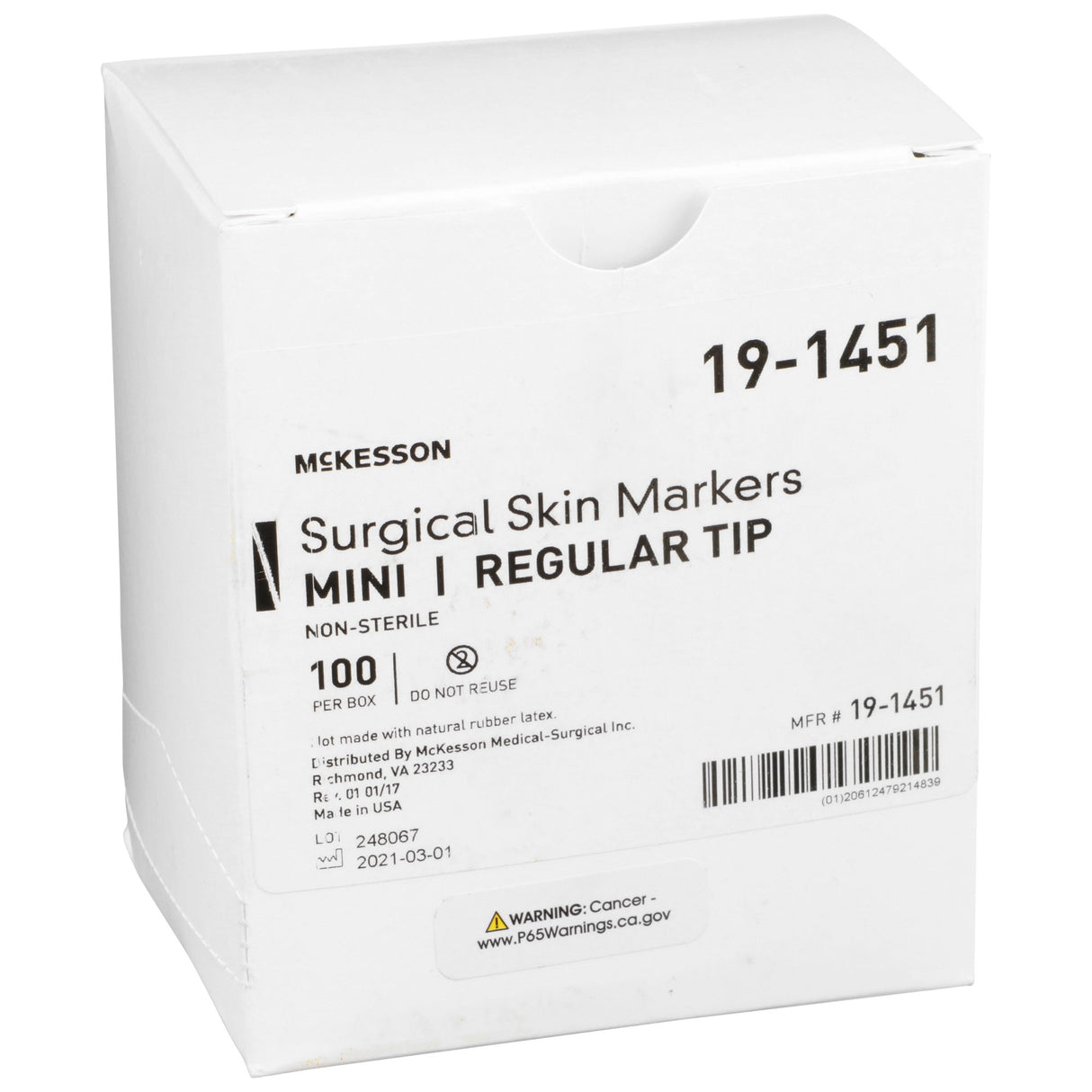 Skin Marker McKesson Prep-Resistant Gentian Violet Ink NonSterile Mini Regular Tip - BeHope