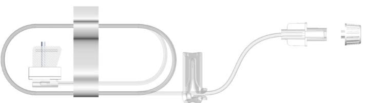 Subcutaneous Infusion Set Sub-Q 27 Gauge 9 mm 36 Inch Tubing Without Port - BeHope