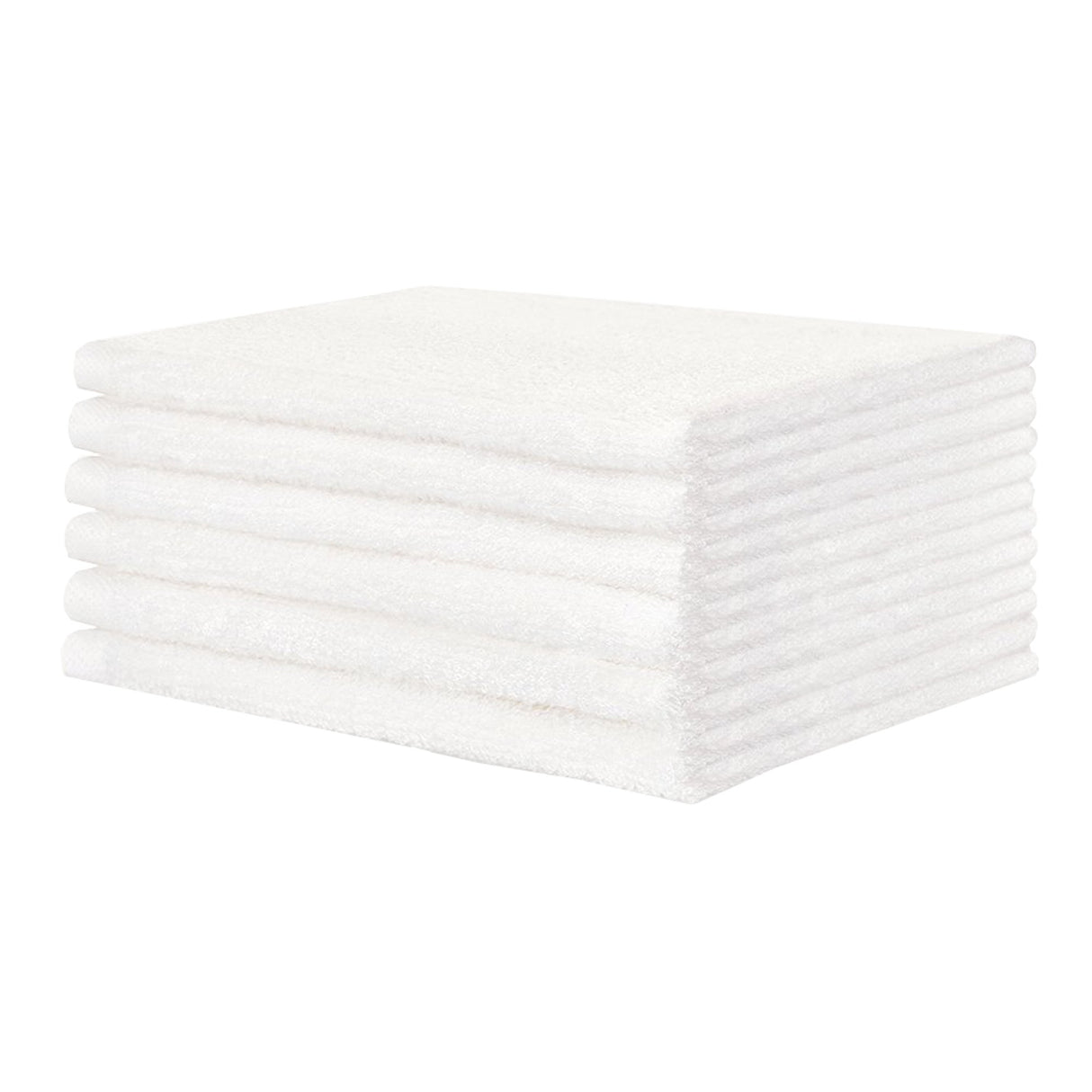 Washcloth 12 X 12-3/4 Inch White Reusable - BeHope