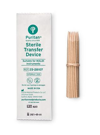 Puritan Transfer Device Sterile, 3 Inch MALDI-TOF MS - BeHope
