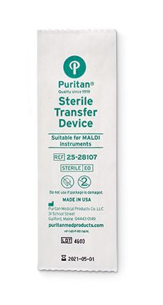 Puritan Transfer Device Sterile, 3 Inch MALDI-TOF MS - BeHope