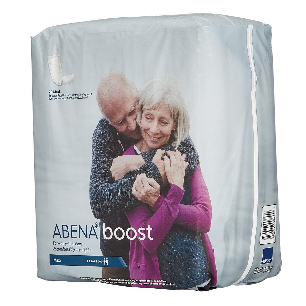 Booster Pad Abena™ Boost 6-1/4 X 24 Inch Moderate Absorbency Fluff / Polymer Core One Size Fits Most - BeHope