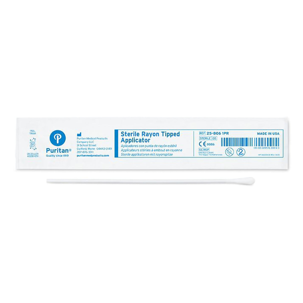 Puritan® Sterile Rayon Swab for Specimen and DNA Collection - BeHope