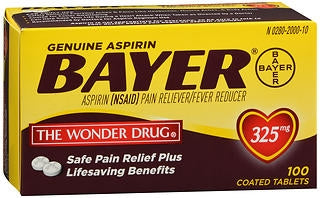 Bayer® Low Dose Aspirin Heart Attack Stroke Prevention Tablets - BeHope