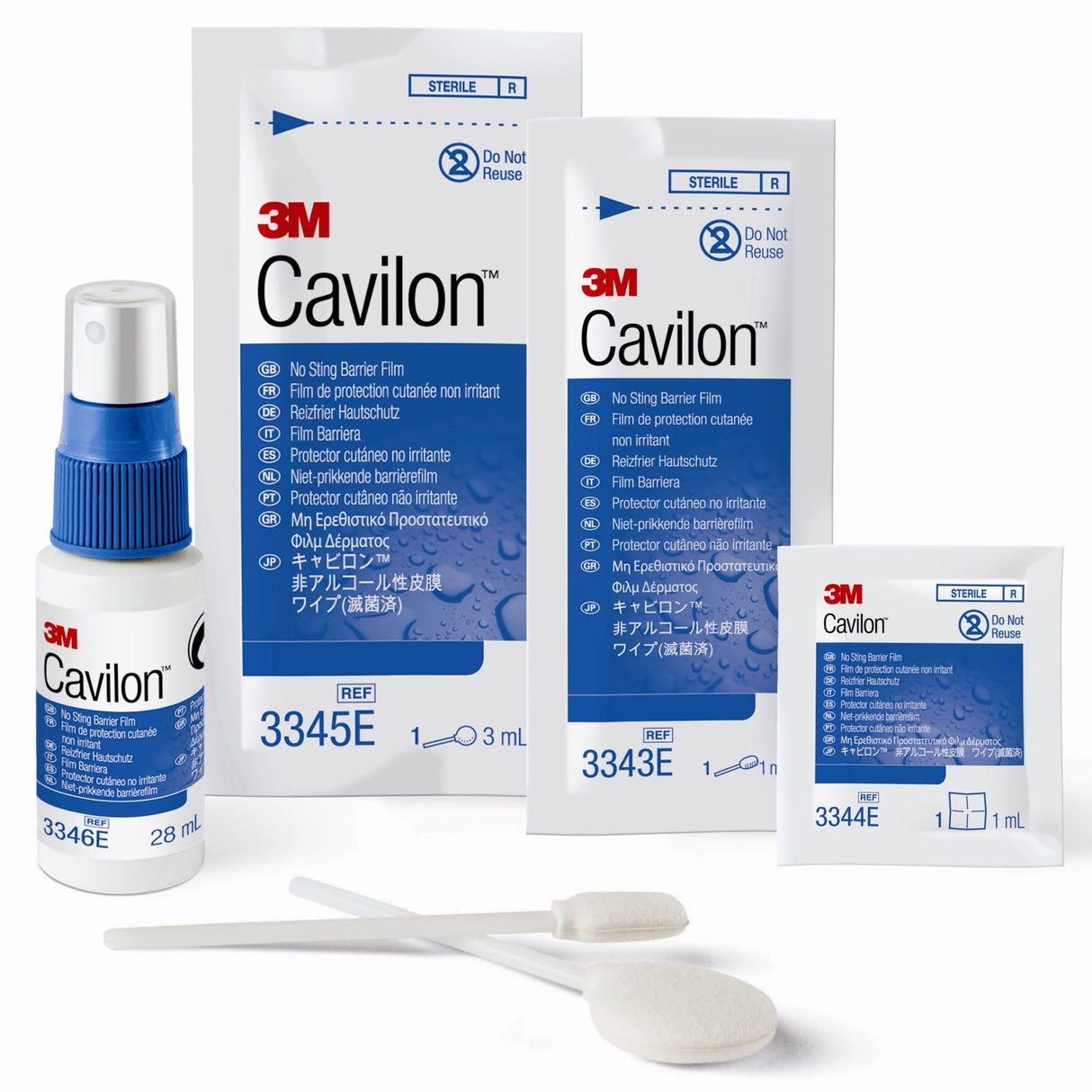 Skin Barrier Wipe 3M™ Cavilon™ No Sting 35 to 65% Strength Hexamethyldisiloxane / Isooctane / Acrylate Terpolymer / Polyphenylmethylsiloxane Individual Packet Sterile - BeHope