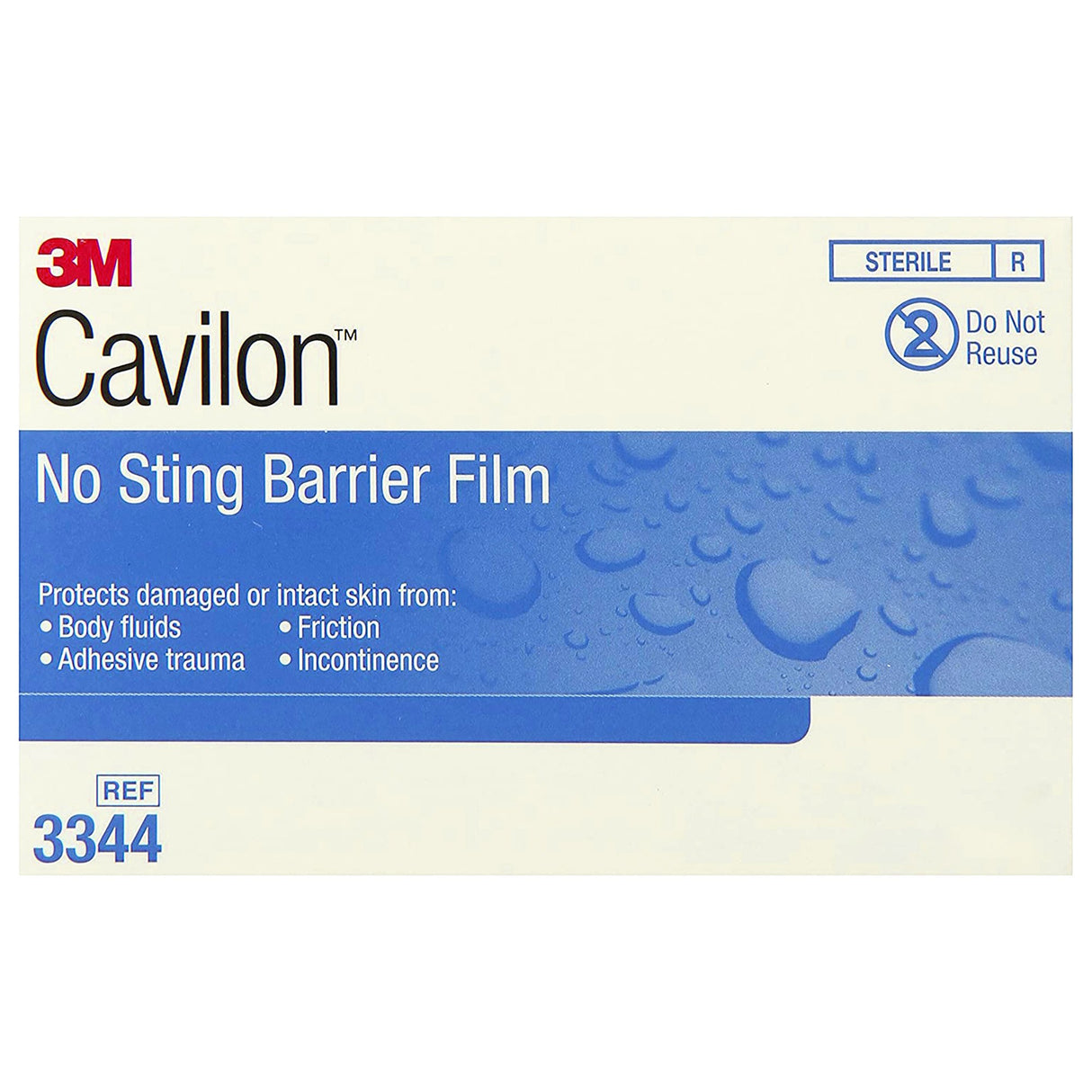 Skin Barrier Wipe 3M™ Cavilon™ No Sting 35 to 65% Strength Hexamethyldisiloxane / Isooctane / Acrylate Terpolymer / Polyphenylmethylsiloxane Individual Packet Sterile - BeHope