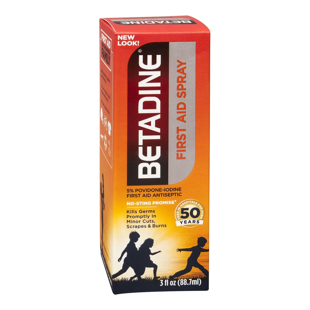 Antiseptic Povidone-Iodine Betadine® Topical Liquid 3 oz. Spray Bottle - BeHope