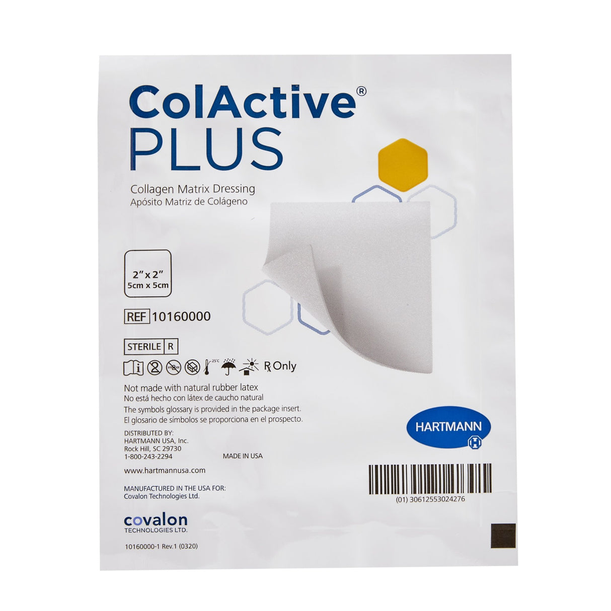 Collagen Wound Dressing Colactive® Plus Advanced Sterile - BeHope