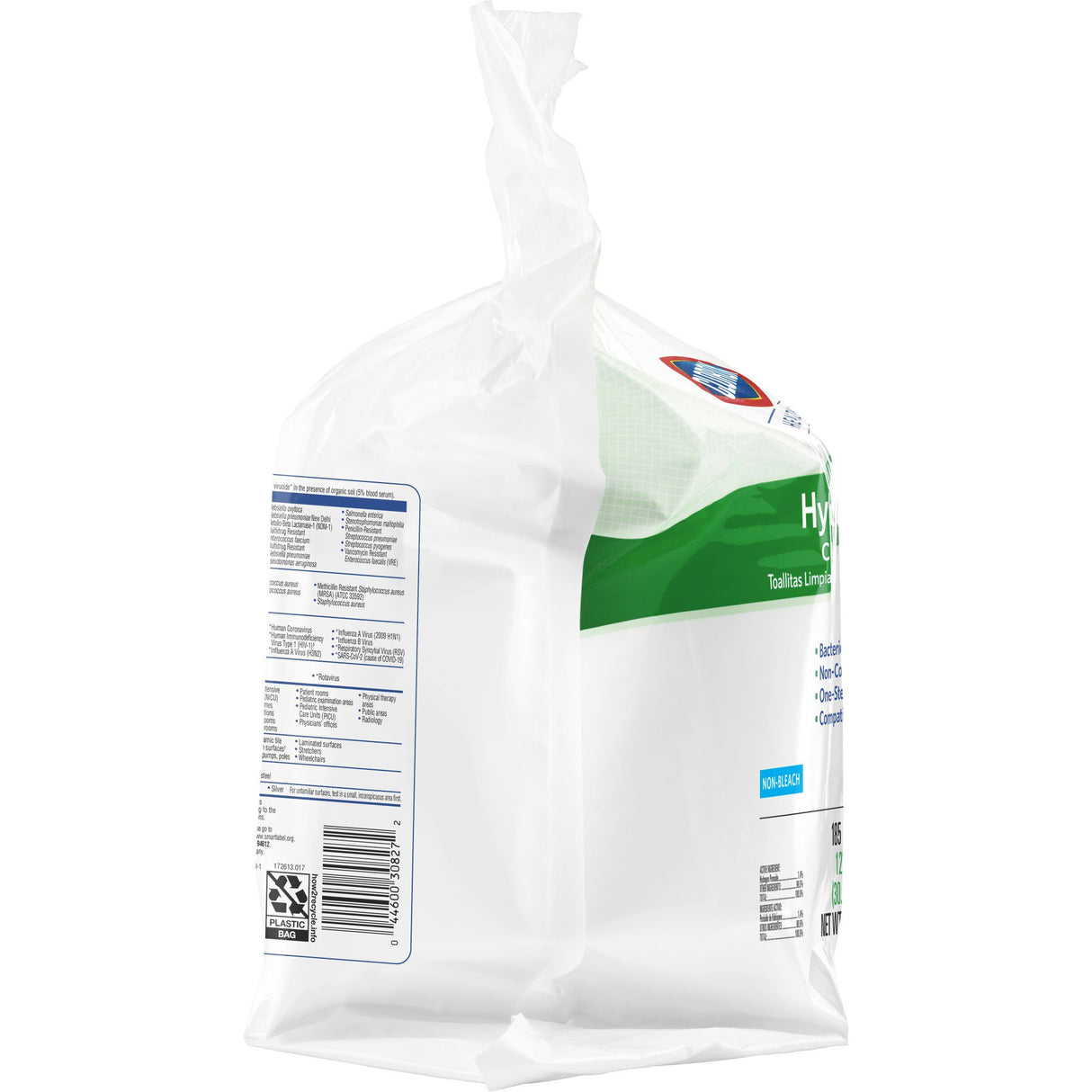 Surface Disinfectant Cleaner Clorox Healthcare® Premoistened Hydrogen Peroxide Based Manual Pull Wipe 185 Count Pouch Unscented NonSterile - BeHope