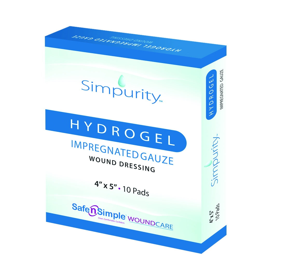 Hydrogel Wound Dressing HydroGel Impregnated 2 X 2 Inch Sterile - BeHope