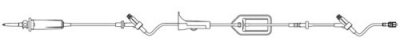IV Pump Set Vista® Pump 2 Ports 15 Drops / mL Drip Rate 0.2 Micron Filter 124 Inch Tubing Solution - BeHope
