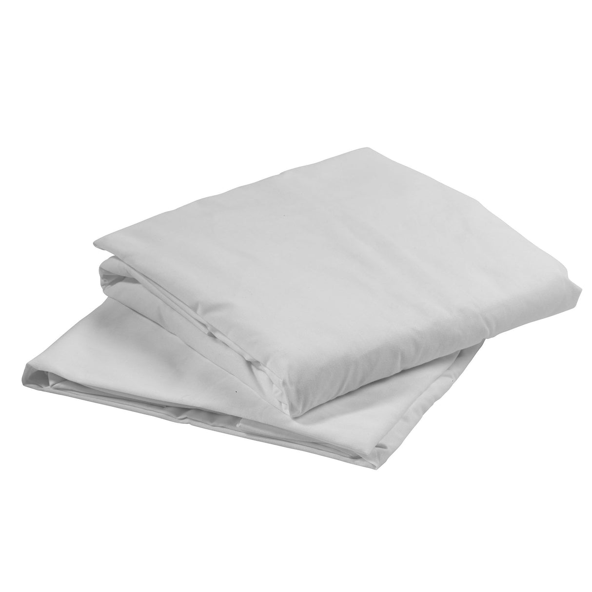 Bed Sheet Drive Medical Fitted 36 X 80 X 6 Inch White Cotton / Polyester Reusable - BeHope