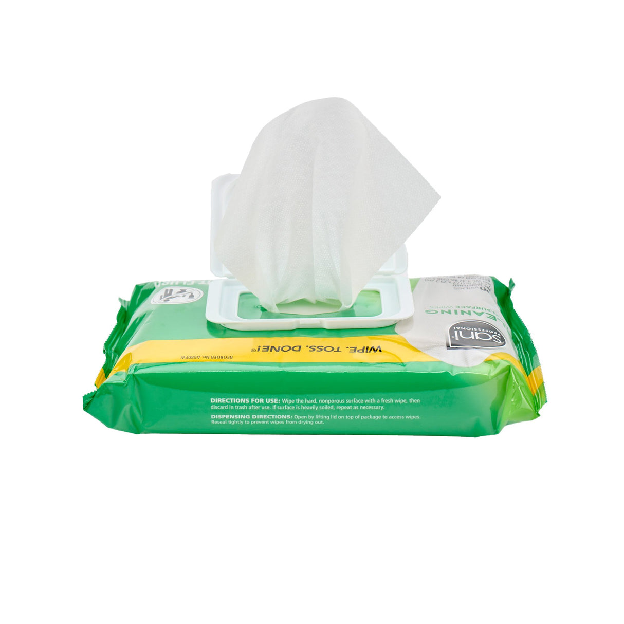 Surface Disinfectant Cleaner Sani Professional® Multi-Surface Premoistened Alcohol Based Manual Pull Wipe 90 Count Soft Pack Scented NonSterile - BeHope